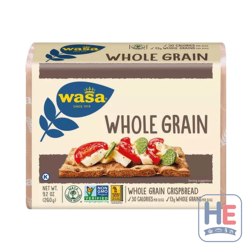 Wasa Whole Grain Crispbread 260g (9.2oz) | HE hero 33617000026
