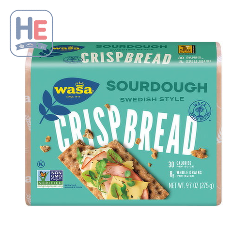 Wasa Sourdough Rye Crispbread 275g (9.7oz) | HE hero 33617340610