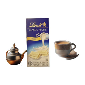 Lindt Classic Recipe White Chocolate Bar 125g (4.4oz)