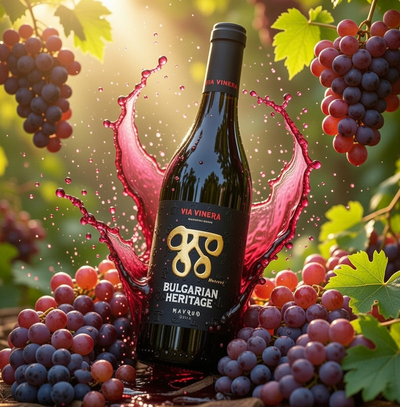 Bulgarian Stamp Merlot Dry Red Wine 750 ml