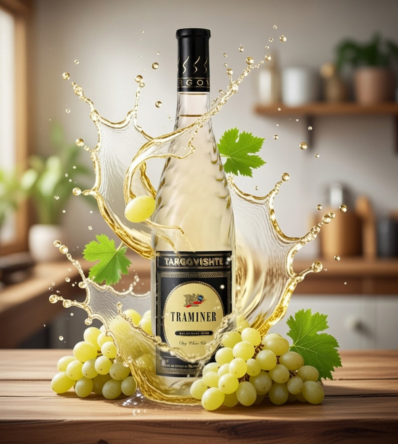 Vinprom Targovishte Traminer White Wine 750 ml — authentic alcohol from Bulgaria | Hamilton Euromarket