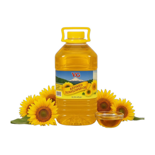 Vg Refined Sunflower Oil 3000 g | Hamilton Euromarket