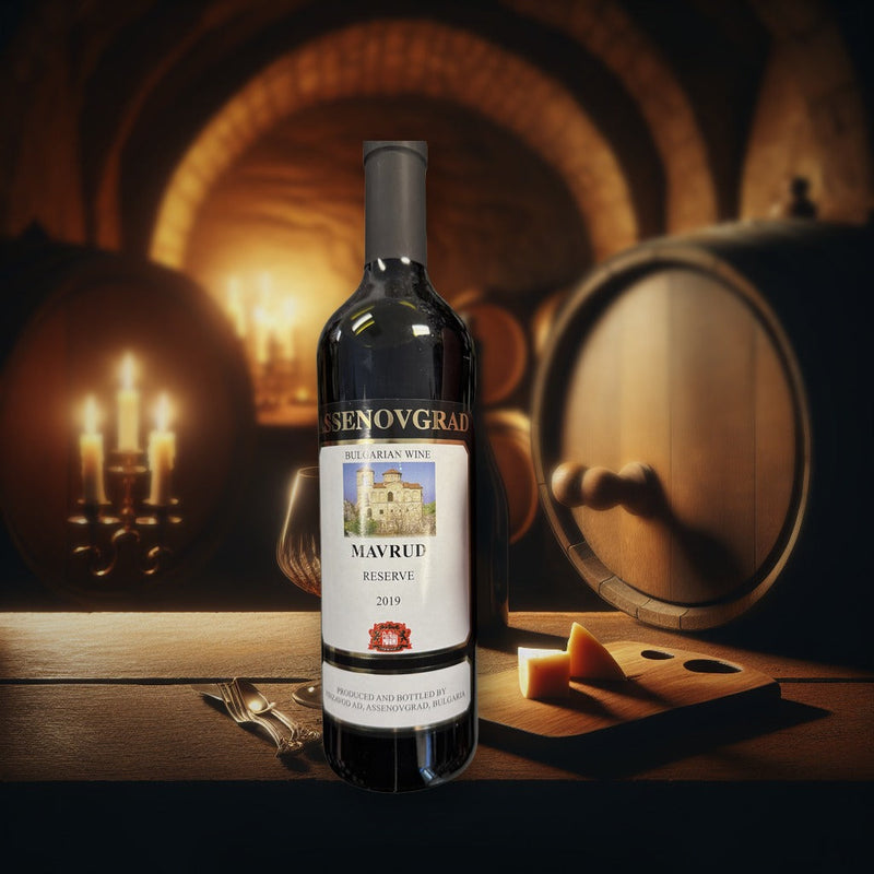 Assenovgrad Mavrud Reserve 2019 Red Wine 750 ml — authentic alcohol from Bulgaria | Hamilton Euromarket