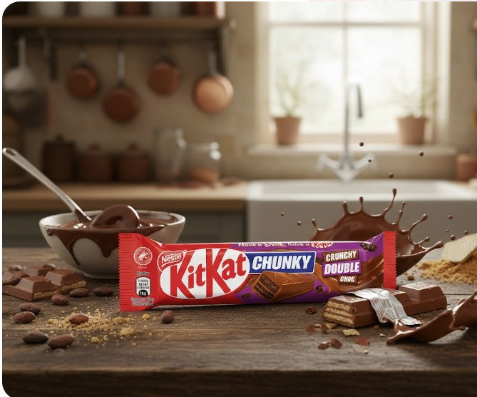 Nestle KitKat Chunky Crunchy Double Choc 42 g