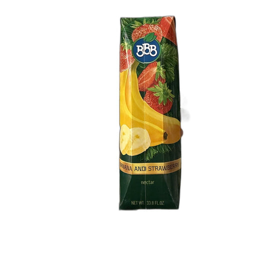 BBB Banana & Strawberry Nectar, Bulgarian Juice 1L (33.8fl oz) | HE gallery 3800030731168 #2