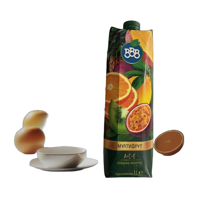 Bbb Multifruit Juice A+C+E Bulgarian 1L (33.8fl oz)