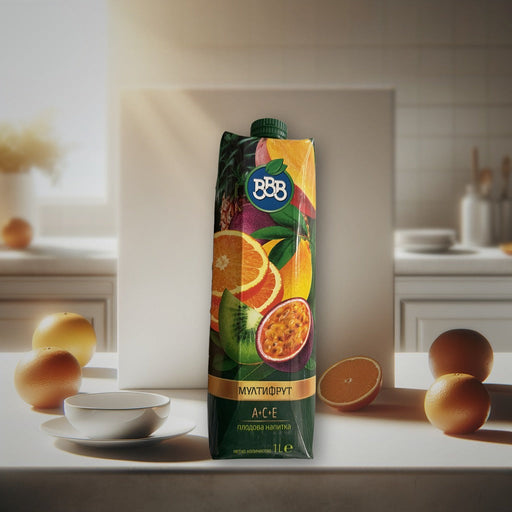 Bbb Multifruit Juice A+C+E Bulgarian 1L (33.8fl oz)