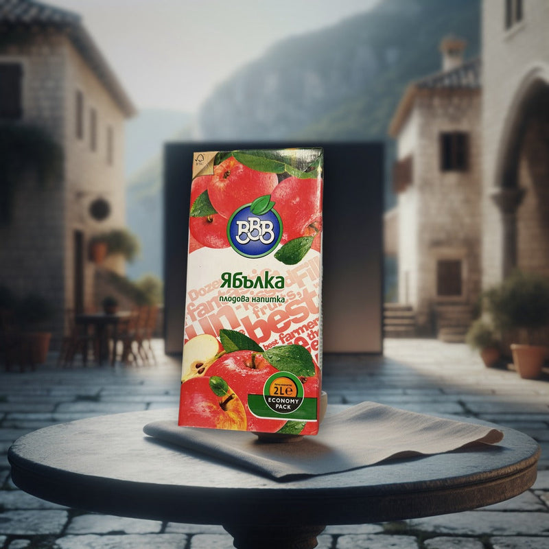 BK Gorna Banya OOD BBB - Apple Juice 2l — authentic beverage from Bulgaria | Hamilton Euromarket