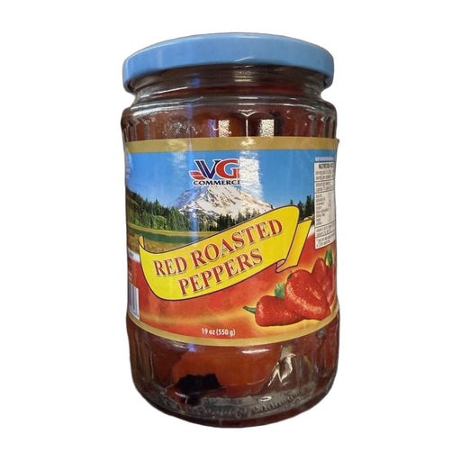 V&g Commerce Red Roasted Peppers 19 oz (550g) | Hamilton Euromarket