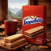 Borovets Peanut Cream Wafers 630 g — authentic snack from Bulgaria | Hamilton Euromarket
