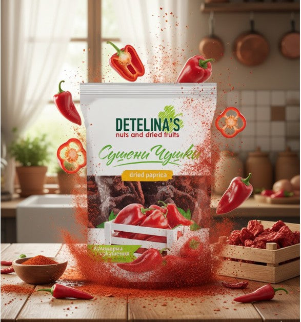 Detelina'S Dried Seedless Red Peppers 80 g