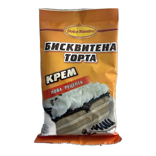 Dolce Maestro Biscuit Cake Cream Mix (Biskvitena Torta Krem) 100g (3.5oz) | HE gallery 3800159201924 #2