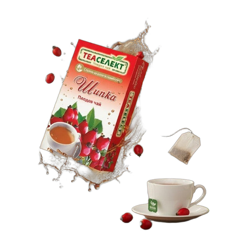Tea Select Rose Hip Herbal Tea 20 ct 40 g | Hamilton Euromarket