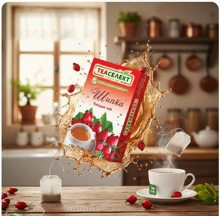 Tea Select Rose Hip Herbal Tea 20 ct