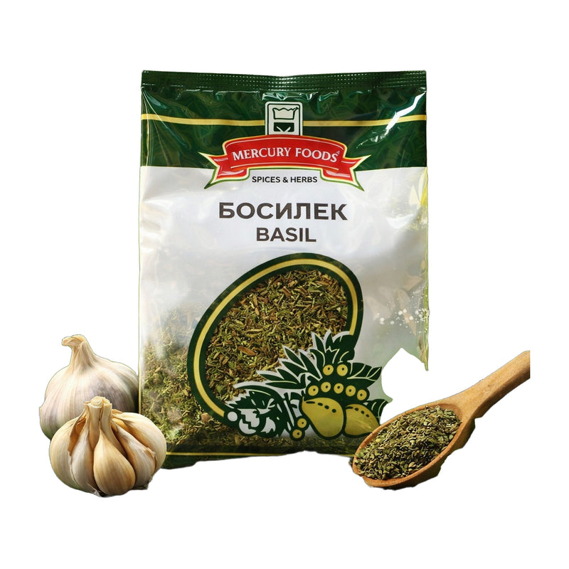 Mercury Dried Basil 10 g | Hamilton Euromarket