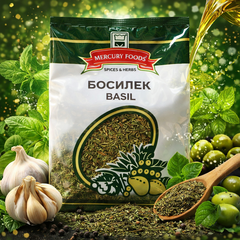 Mercury Dried Basil 10 g