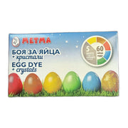Metma Egg Dye Crystals, 5 Colors for 60 Eggs, Bulgarian Easter Kit 12g (0.4oz) | HE gallery 3800202030044 #2