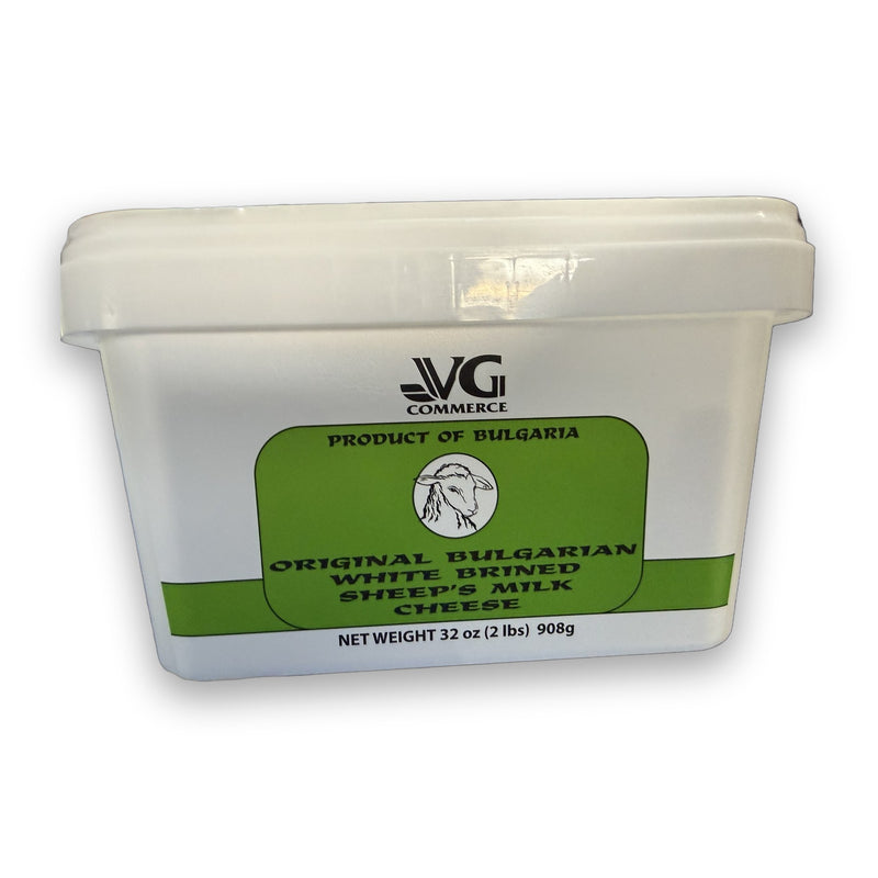 V&G Commerce Original Bulgarian White Brined Sheep's Milk Cheese 908g (2lb)