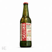 Britos Continental Lager Beer, Bulgarian 500ml (16.9fl oz) | Hamilton Euromarket