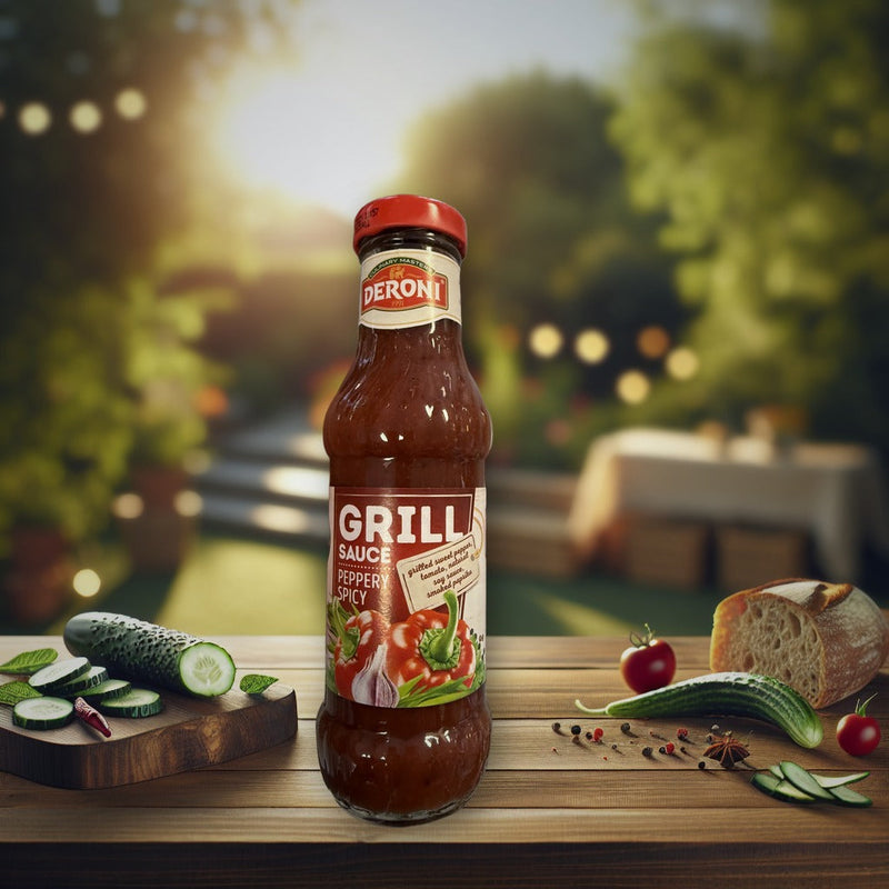 Deroni Peppery Spicy Grill Sauce, Bulgarian Style 320g (11.3oz)
