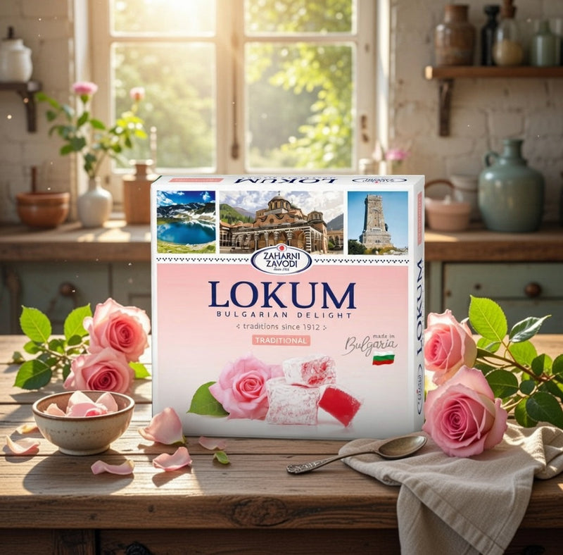 Zaharni Zavodi Traditional Lokum Turkish Delight Rose 170 g