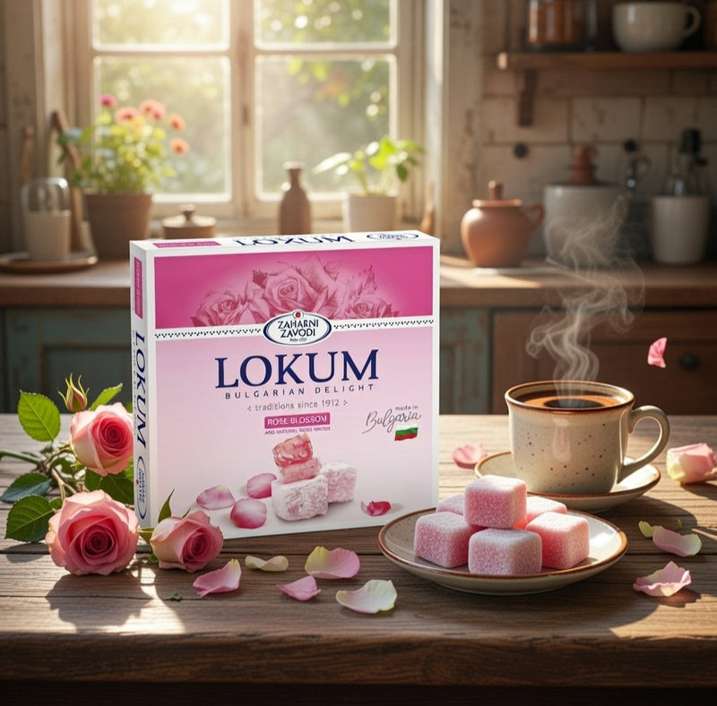 Zaharni Zavodi Lokum Turkish Delight Rose Blossom 170 g