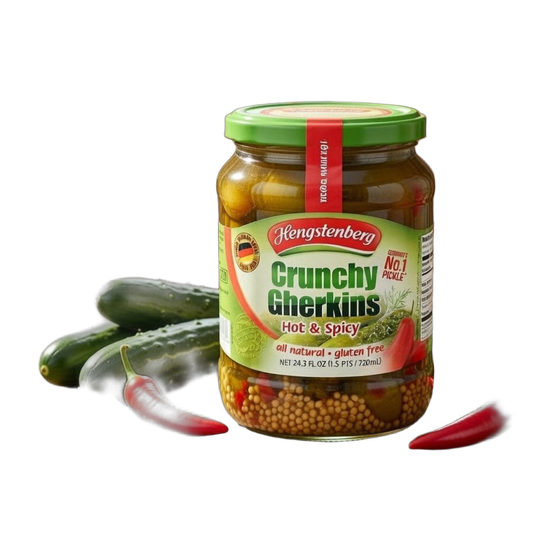 Hengstenberg Crunchy Gherkins 670 g | Hamilton Euromarket