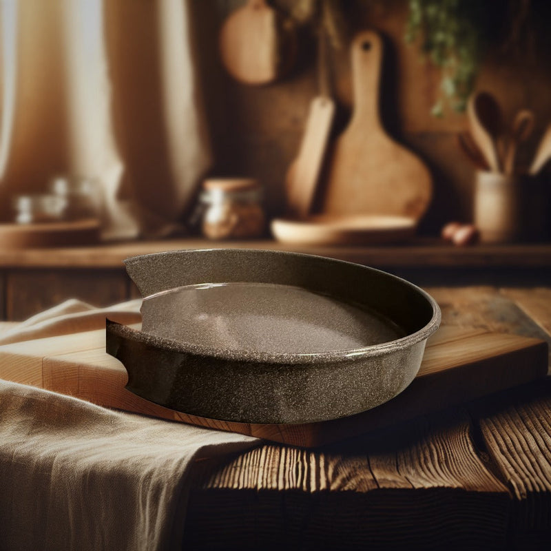 Emo Deep Baking Tray Brown 36 Cm — authentic home care from Slovenia | Hamilton Euromarket