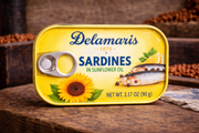 Delamaris Sardines in Sunflower Oil 90 g — authentic pantry from Croatia | Hamilton Euromarket