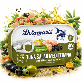 Delamaris Provencale Tuna Salad in Tomato Sauce, Slovenian 125g (4.4oz)