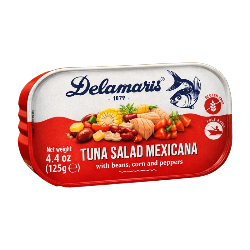 Delamaris Mexicana Tuna Salad with Beans, Corn & Peppers 125 g | Hamilton Euromarket