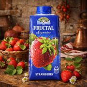 Fructal Superior Strawberry Fruit Drink 200 ml — authentic beverage from Slovenia | Hamilton Euromarket