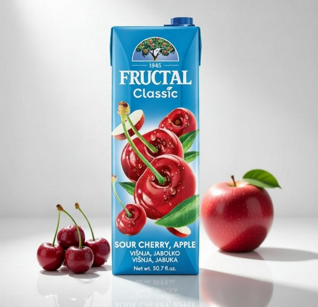 Fructal Classic Sour Cherry and Apple Drink 1.5 L