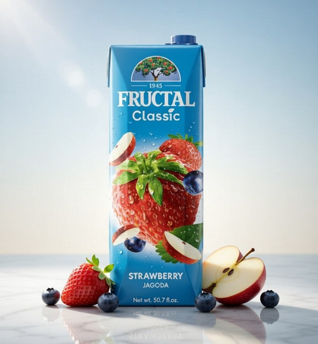 Fructal Classic Strawberry, Apple and Aronia Drink 1.5 L