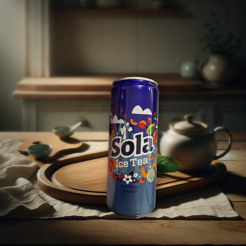 Sola Ice Tea 0.33L — authentic beverage from Albania | Hamilton Euromarket
