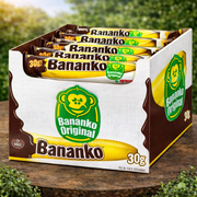 Kras Bananko Original Case 36 x 30 g (1080 g) — authentic snack from Croatia | Hamilton Euromarket