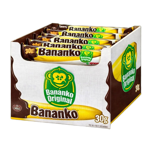 Kras Bananko Original Case 36 x 30 g (1080 g) | Hamilton Euromarket