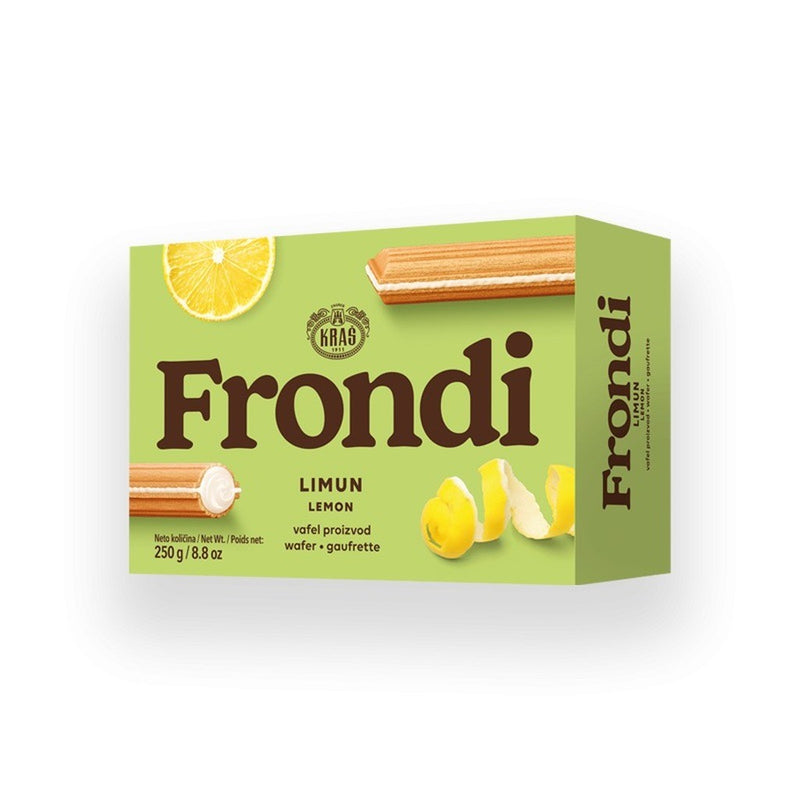 Kraš Frondi Lemon Wafers, Bosnian-Made 250g (8.8oz) | HE gallery 3850102002283 #2