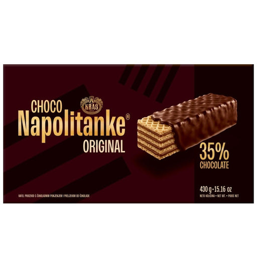 Kraš Choco Napolitanke Chocolate-Covered Wafers 430g (15.2oz) | HE gallery 3850102013135 #2