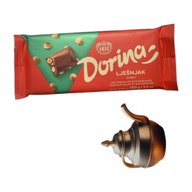 Dobrina Milk Chocolate With Hazelnuts, Slovenian 100g (3.5oz)