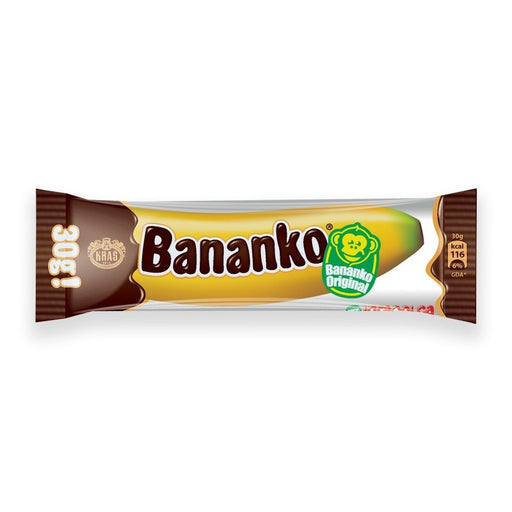 Kraš Bananko Chocolate Banana Bar 30g (1.1oz) | HE gallery 3850102127252 #2