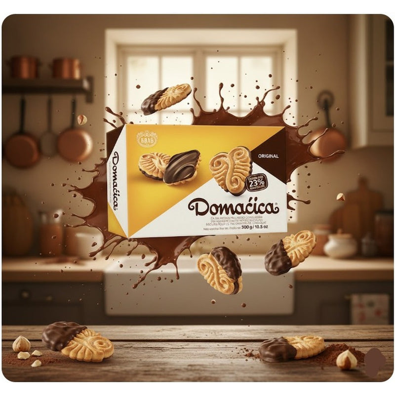 Kras Domacica Chocolate-Coated Tea Biscuits 300 g