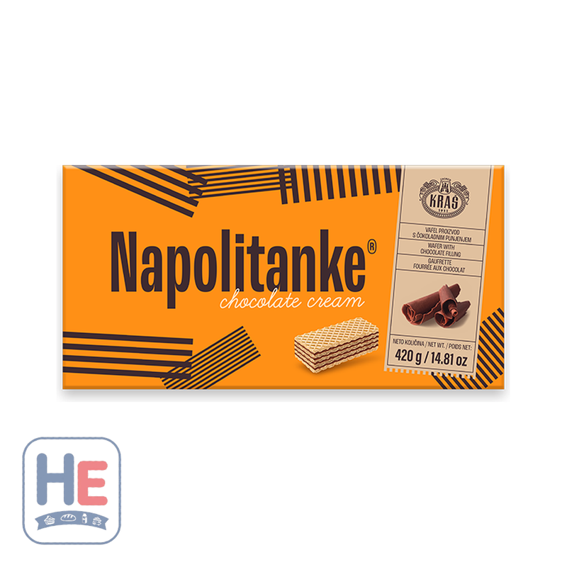 Kraš Napolitanke Chocolate Cream Wafers 420g (14.8oz) | HE hero 3850102326143