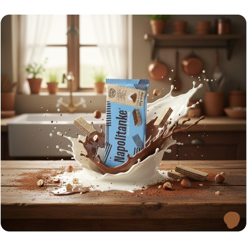 Kras Napolitanke Cocoa & Milk Cream Wafers 420 g