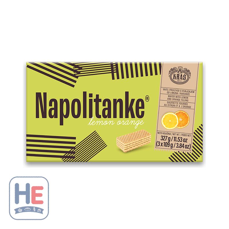 Kraš Napolitanke Lemon Orange Wafers 327g (11.5oz) | HE hero 3850102523467