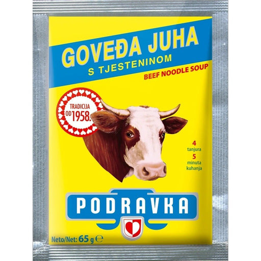Podravka Beef Noodle Soup Mix, Croatian Recipe 65g (2.3oz) | HE gallery 3850104003134 #2