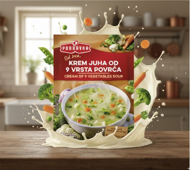 Podravka Cream of 9 Vegetables Instant Soup 45 g