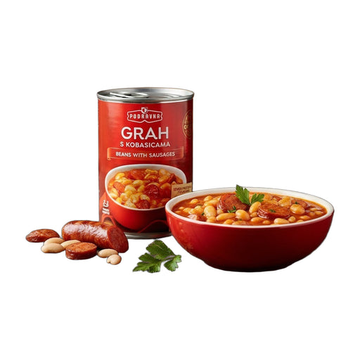 Podravka Beans with Sausages Grah sa Kobasicama 400 g | Hamilton Euromarket