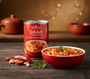 Podravka Beans with Sausages Grah sa Kobasicama 400 g — authentic pantry from Croatia | Hamilton Euromarket