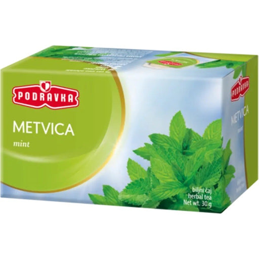 Podravka Mint Herb Tea, Croatian Herbal Infusion 30g (1.1oz) | HE gallery 3850104072598 #2